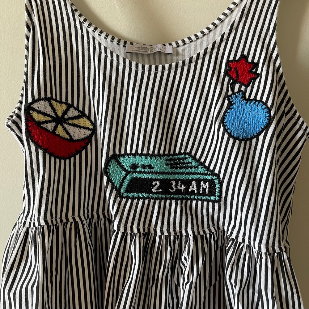 Zara ruffle tank
